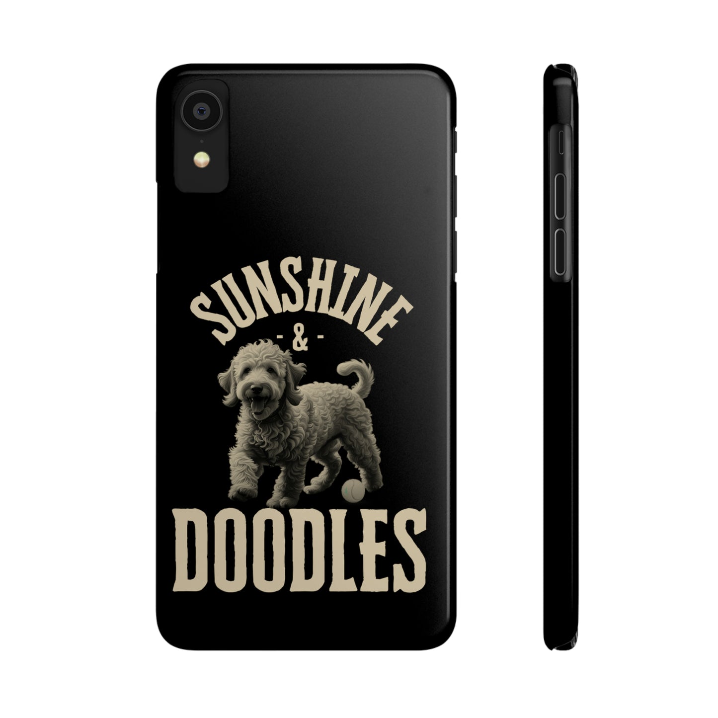 Golden Doodle Slim Phone Case