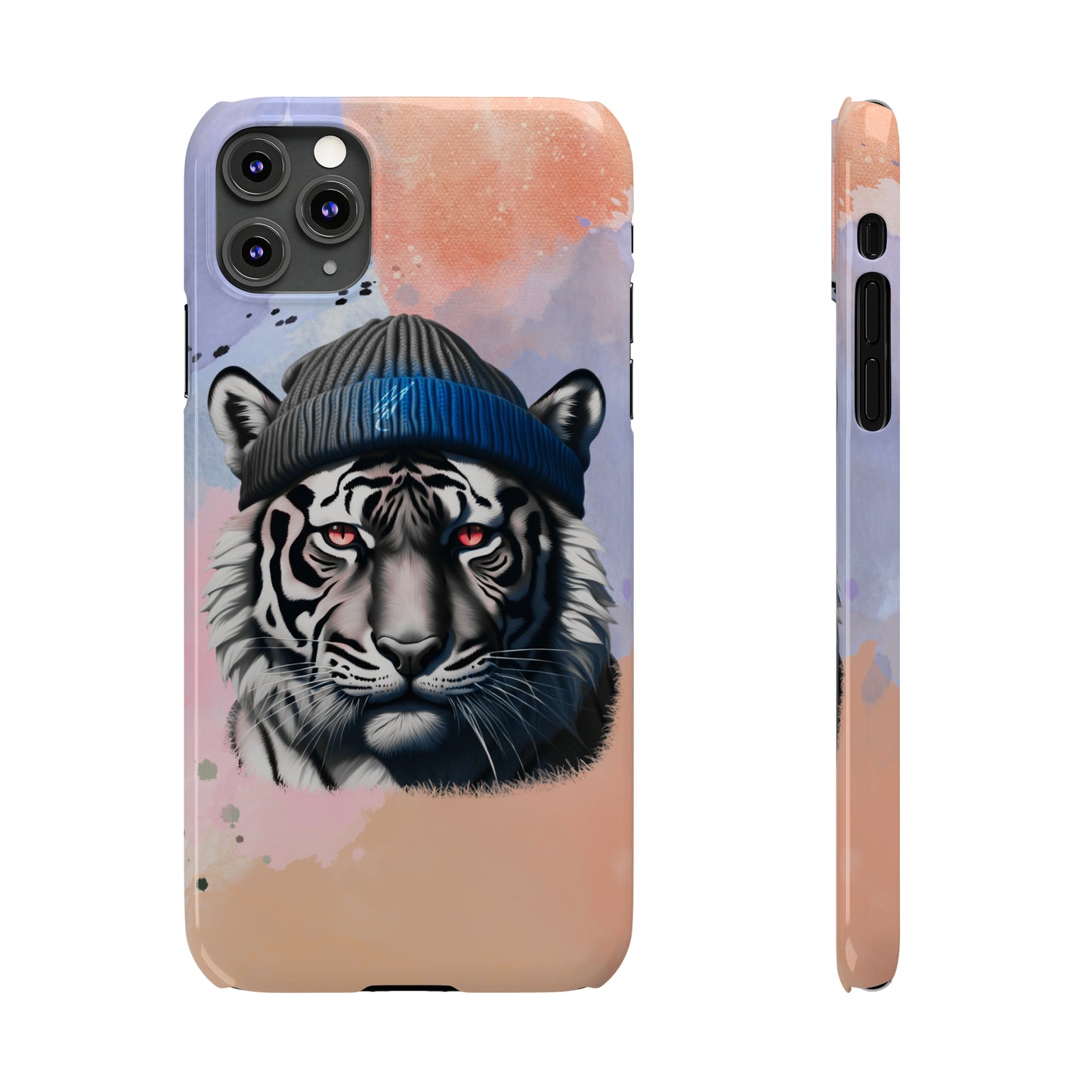 Watercolor Tiger Slim Phone Case