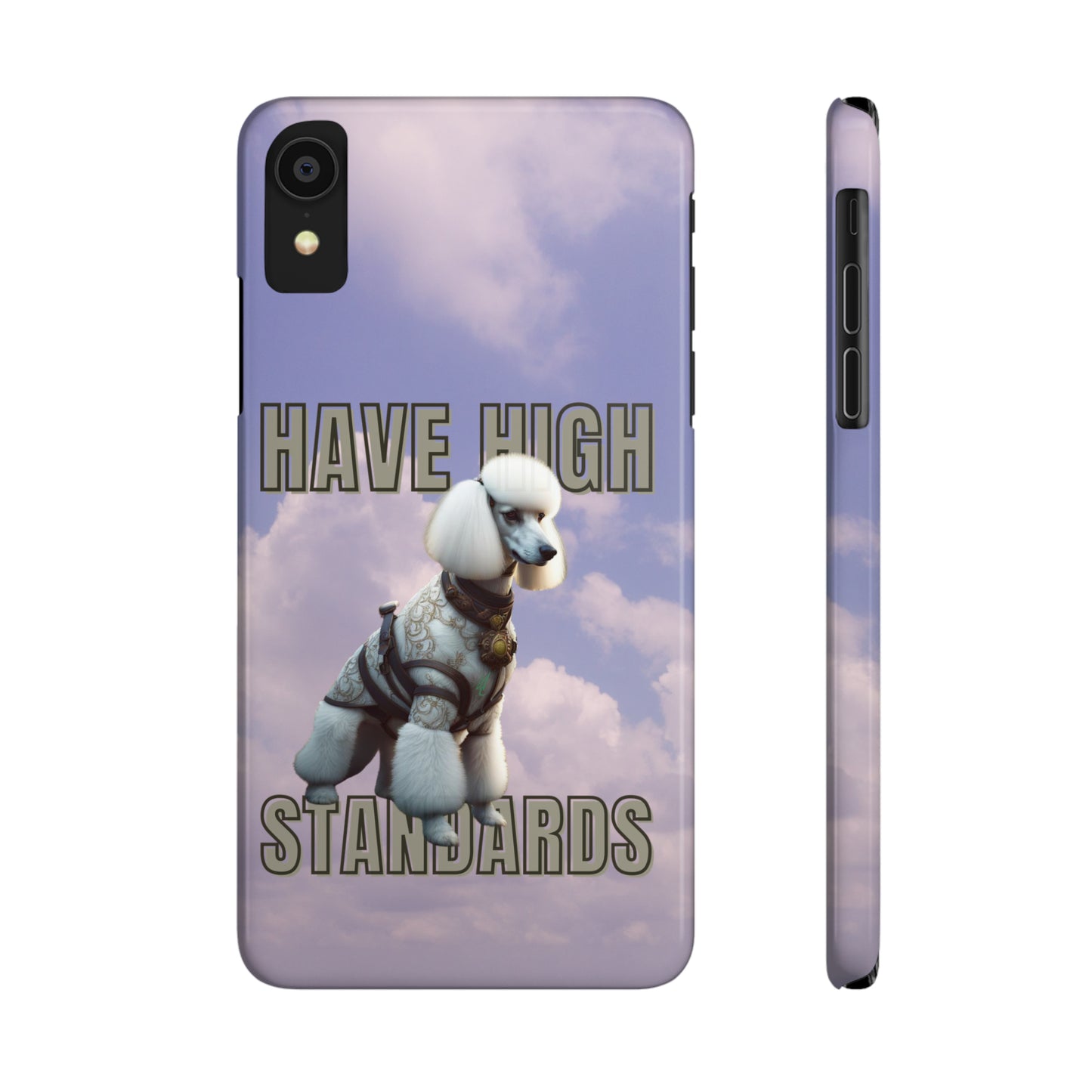 Standard Poodle Slim Phone Case