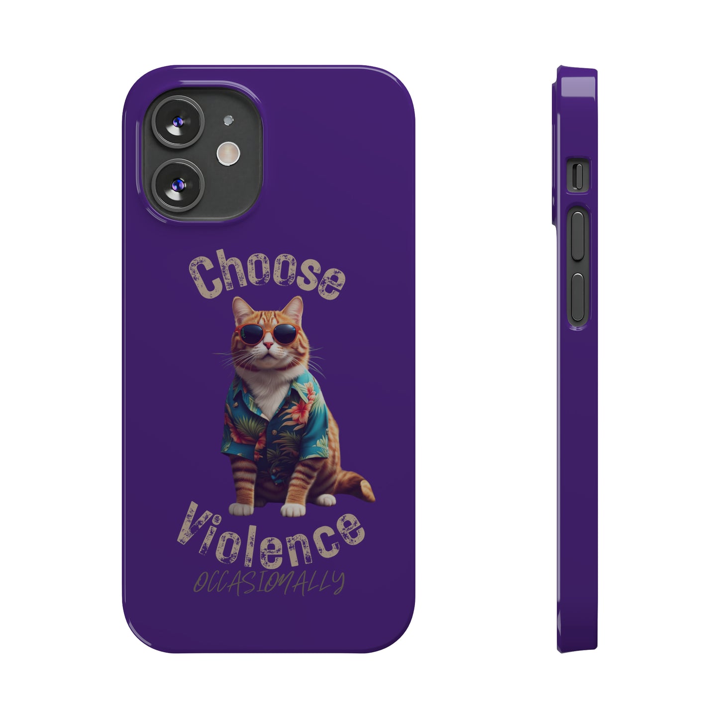 Violent Kitty Slim Phone Cases