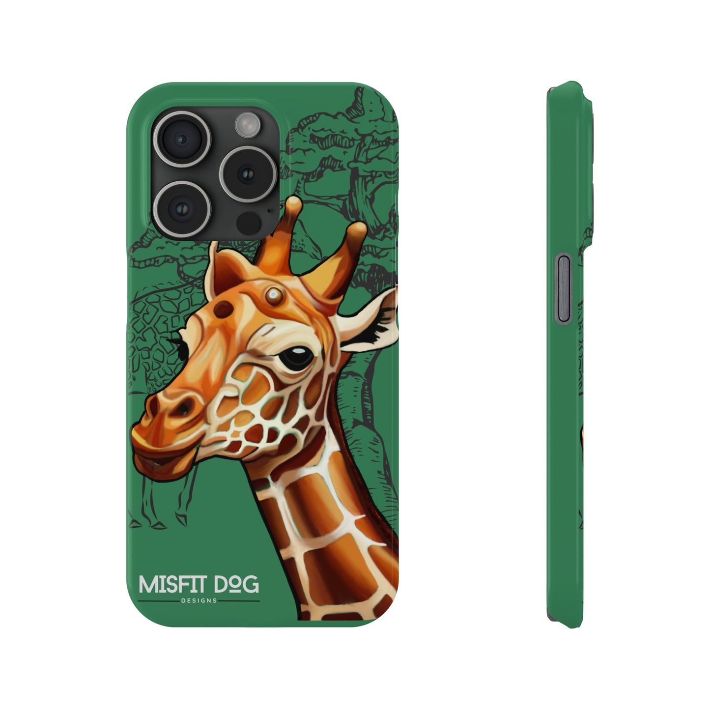 Giraffe Art Slim Phone Cases