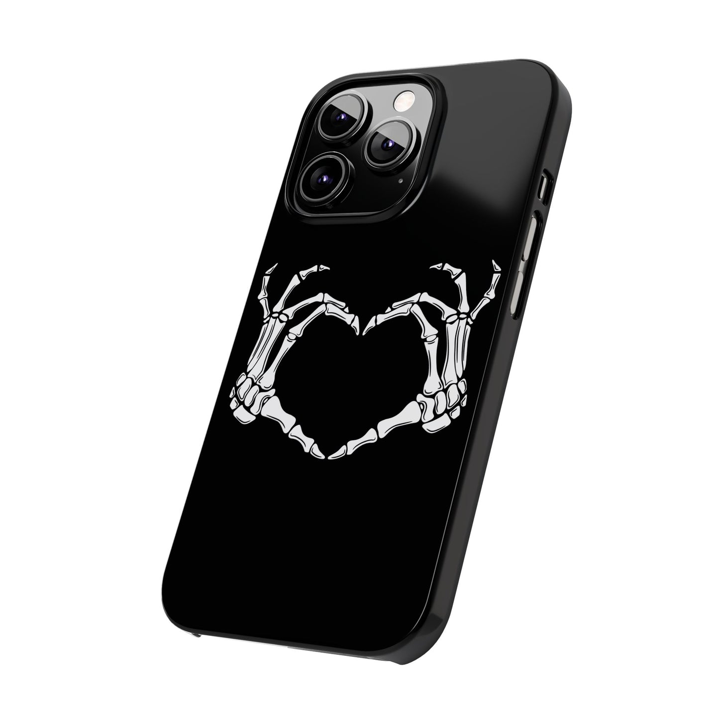 Skeleton Hands Heart Slim Phone Case