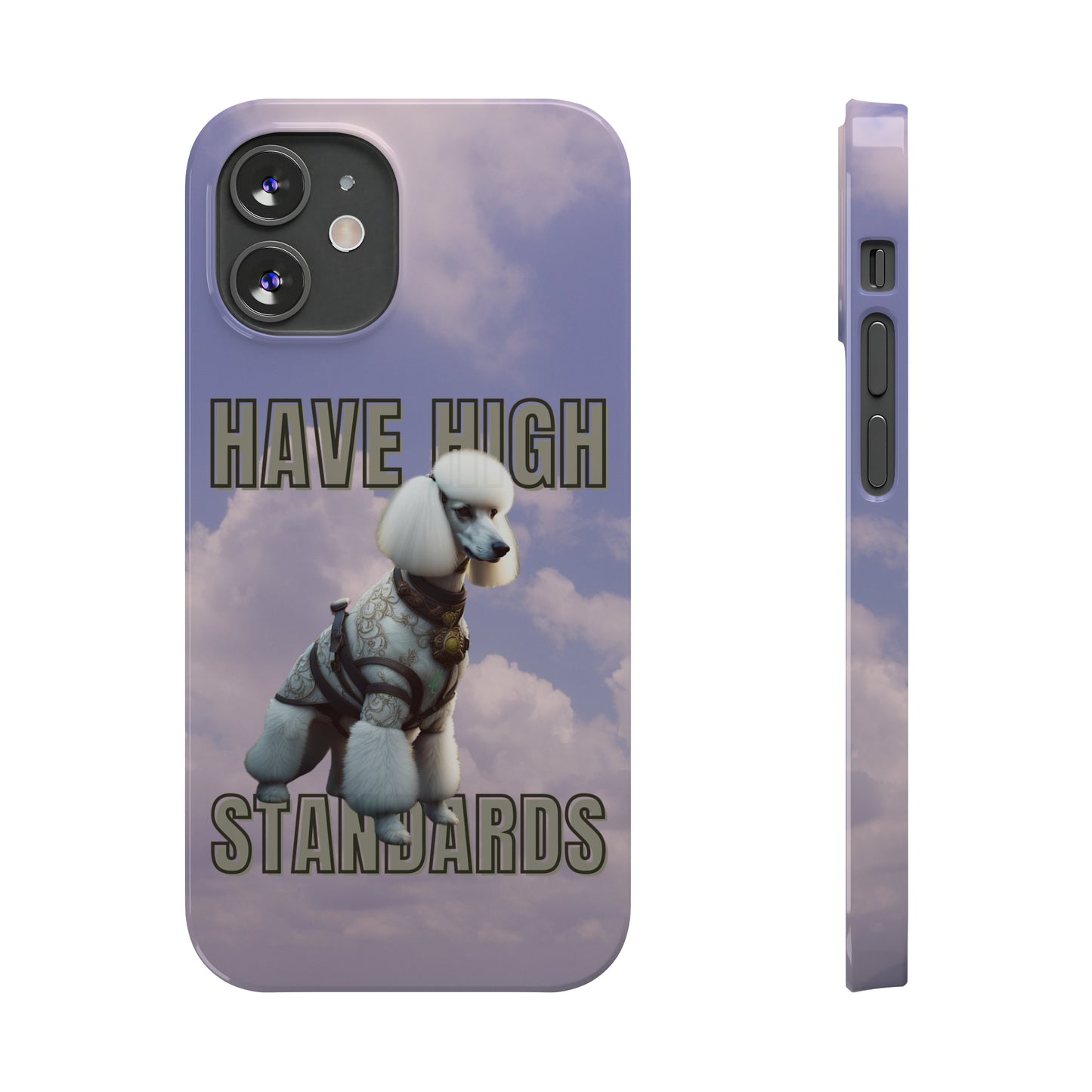 Standard Poodle Slim Phone Case