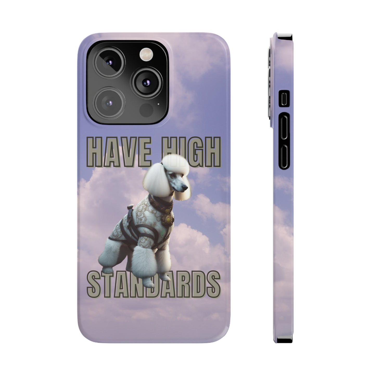 Standard Poodle Slim Phone Case