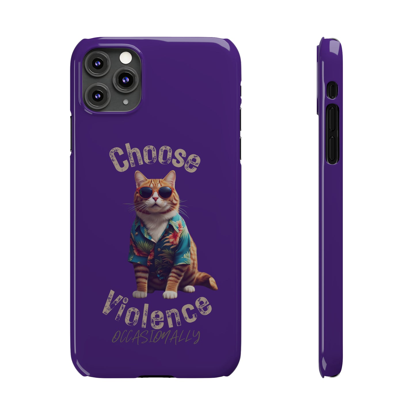 Violent Kitty Slim Phone Cases