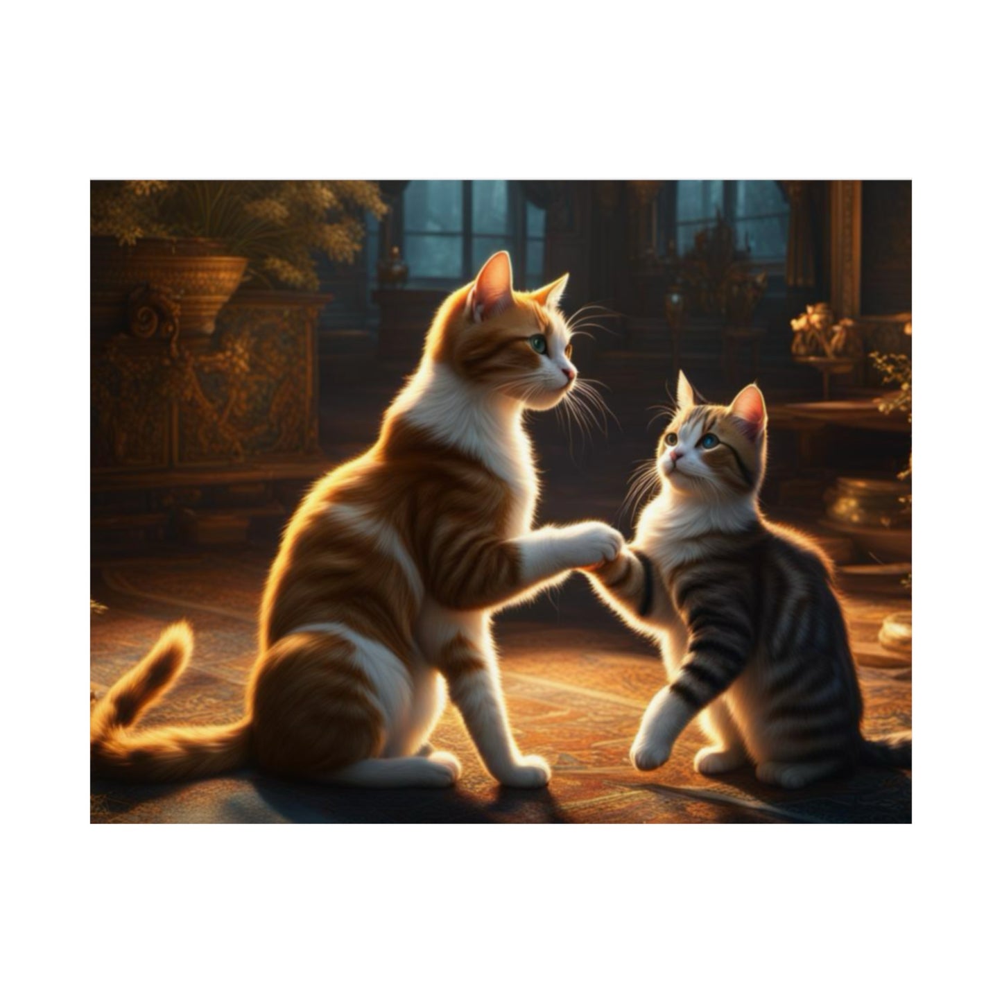 High-Five Felines: Pawsitively Perfect Partners Poster