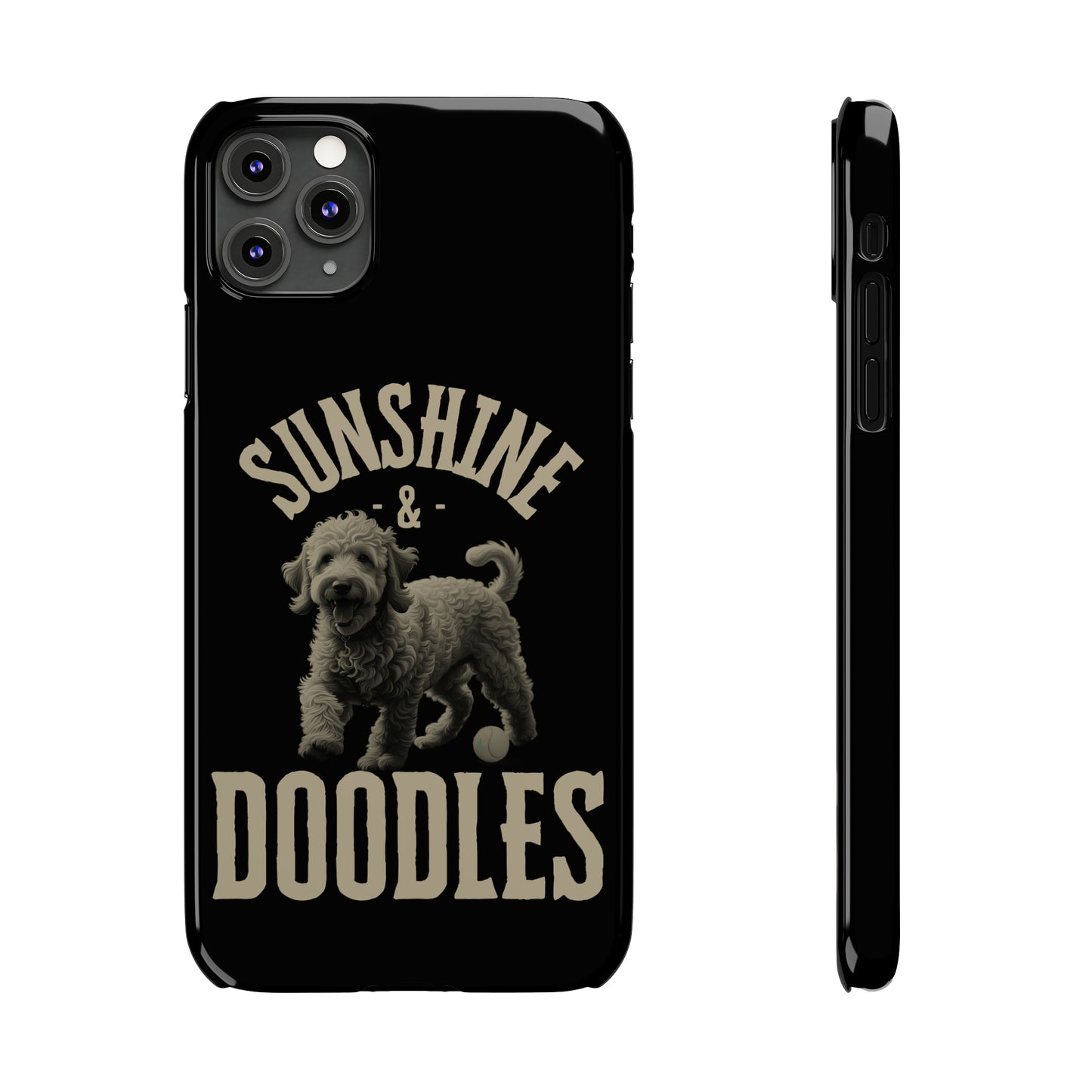 Golden Doodle Slim Phone Case