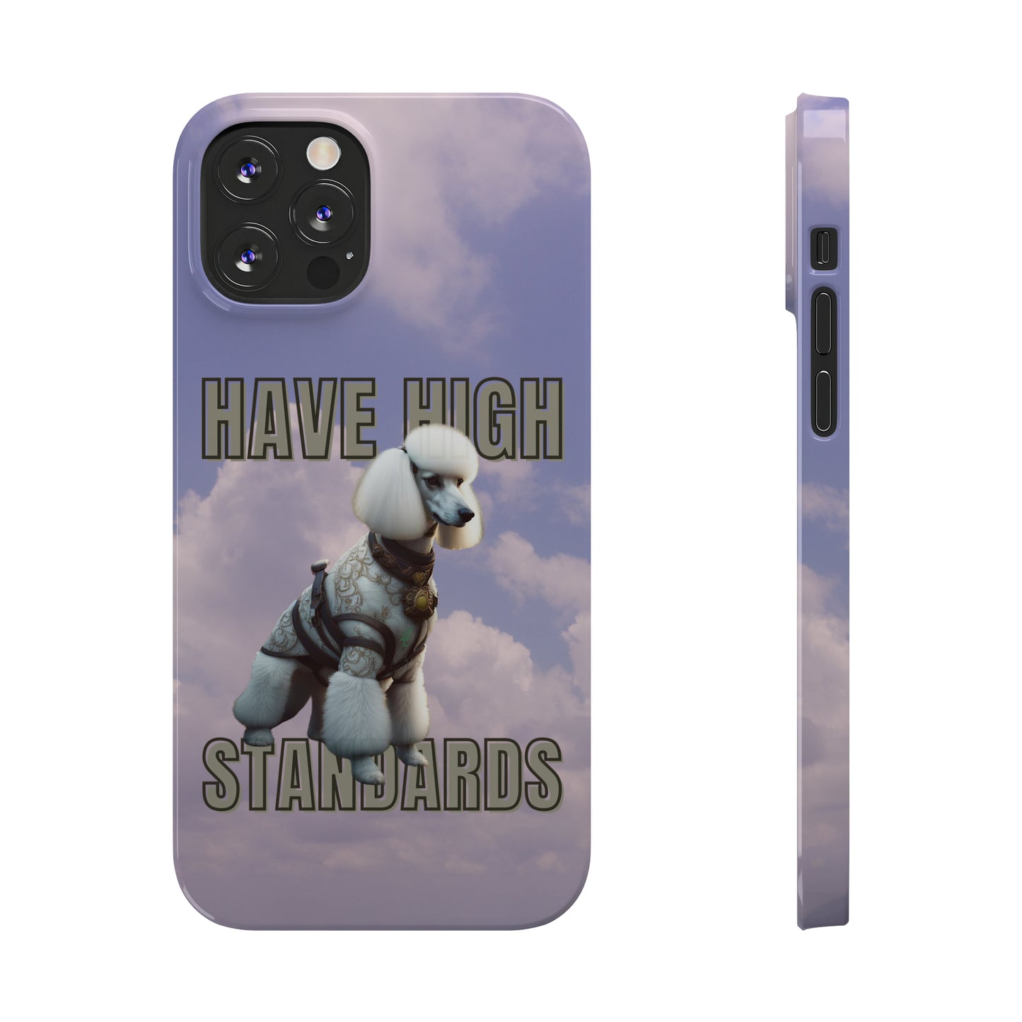 Standard Poodle Slim Phone Case