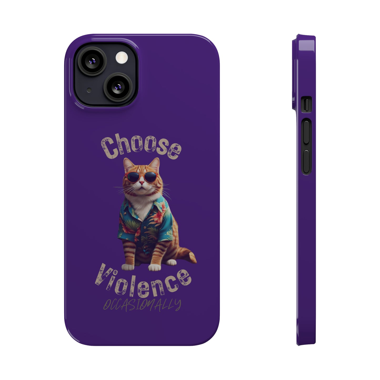 Violent Kitty Slim Phone Cases