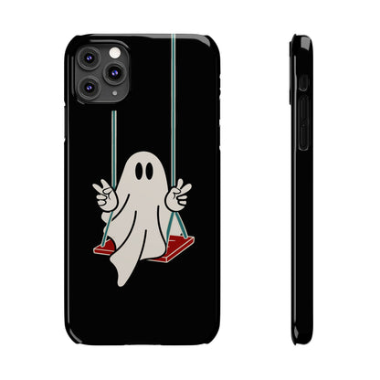 Swinging Ghost Slim Phone Case