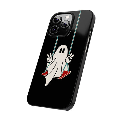 Swinging Ghost Slim Phone Case