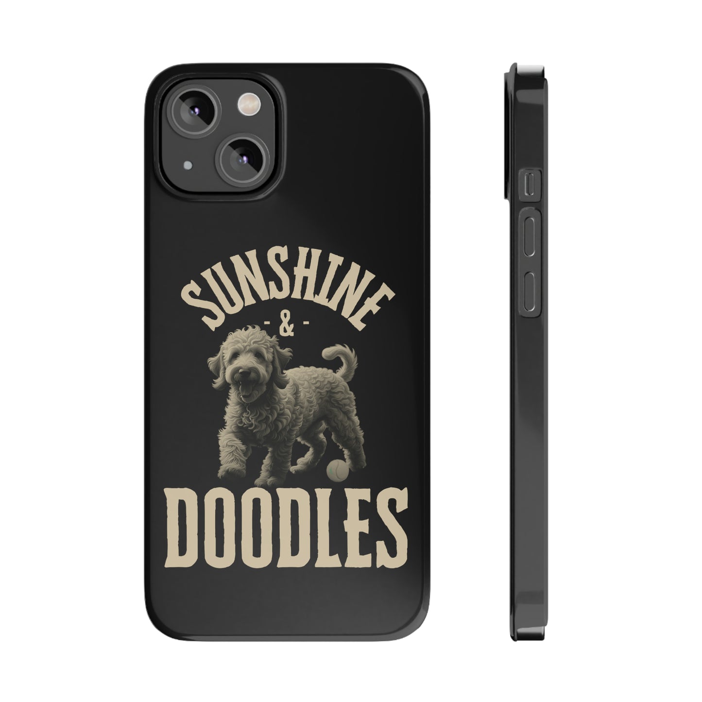 Golden Doodle Slim Phone Case