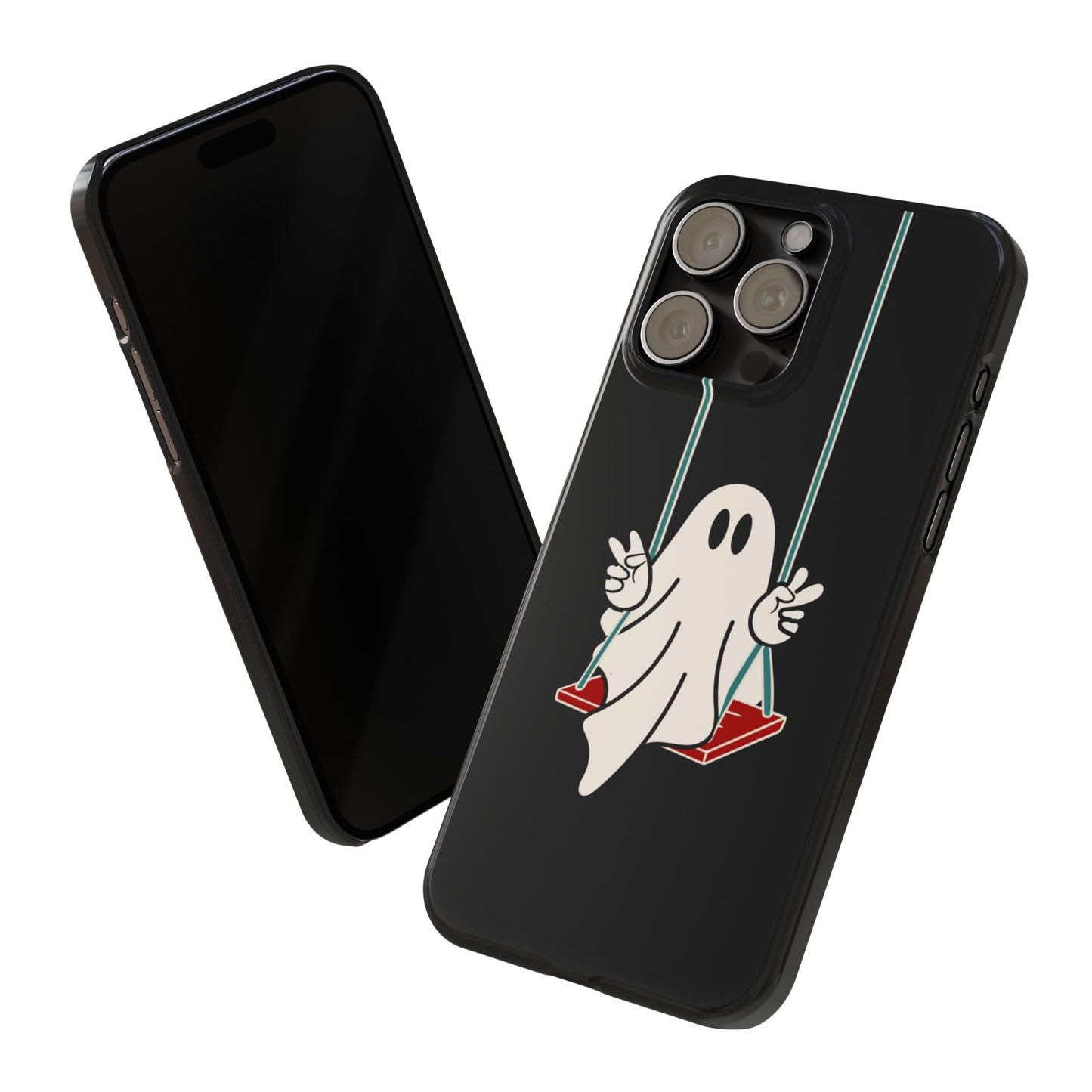 Swinging Ghost Slim Phone Case