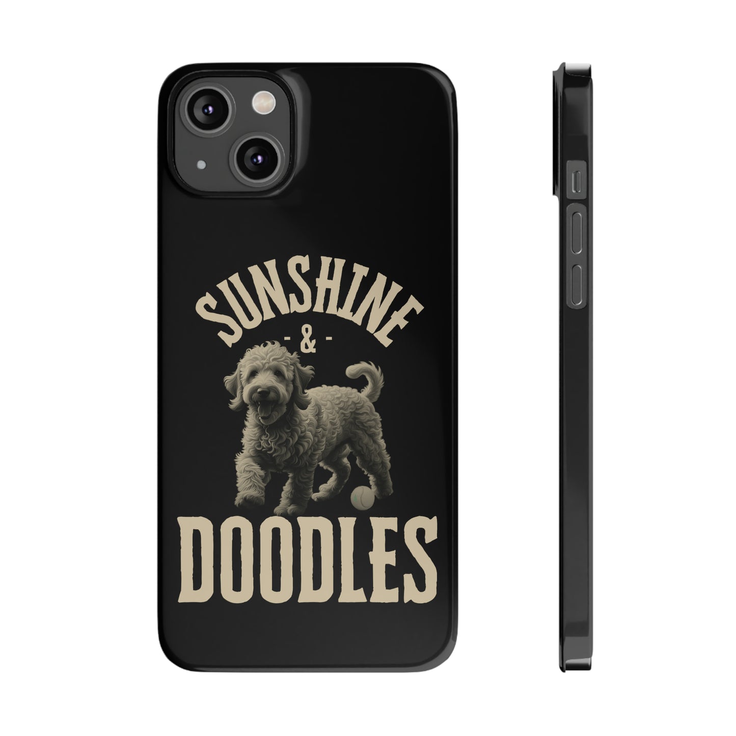 Golden Doodle Slim Phone Case