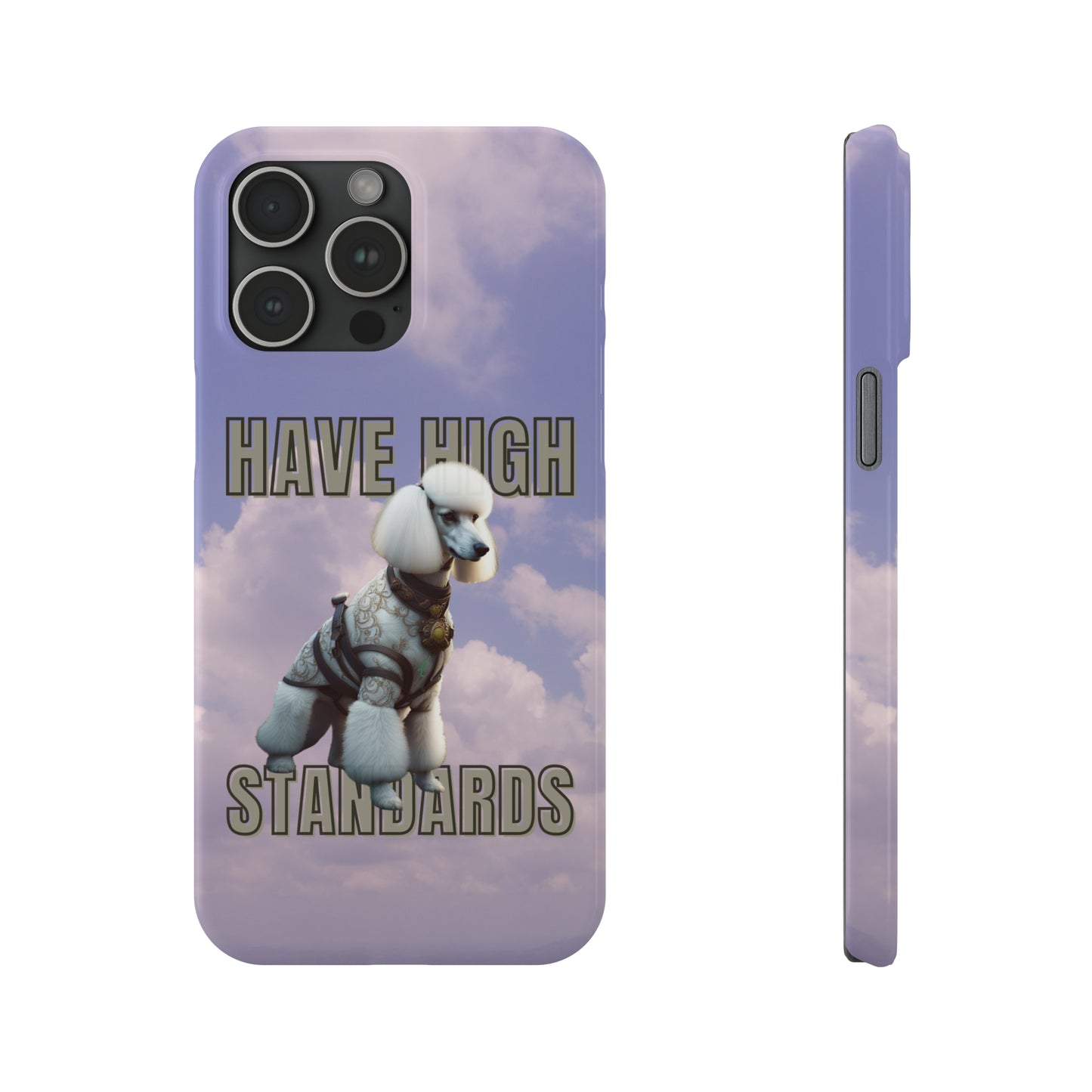 Standard Poodle Slim Phone Case