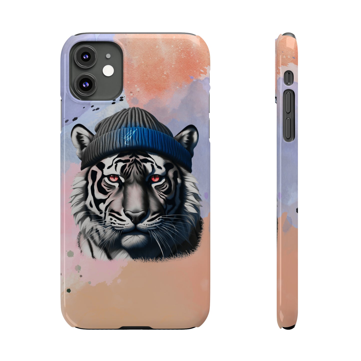 Watercolor Tiger Slim Phone Case