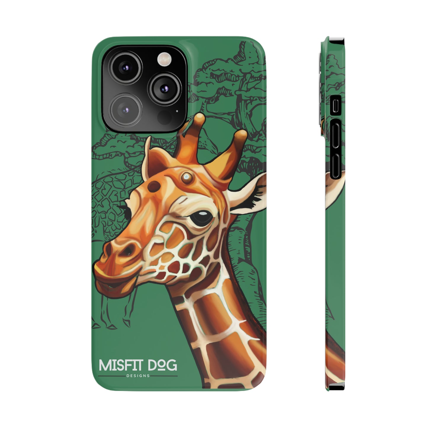 Giraffe Art Slim Phone Cases