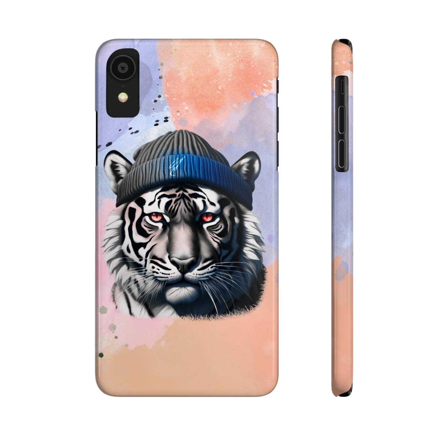 Watercolor Tiger Slim Phone Case