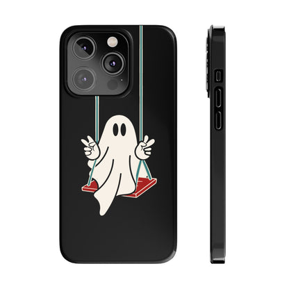 Swinging Ghost Slim Phone Case