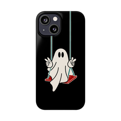 Swinging Ghost Slim Phone Case