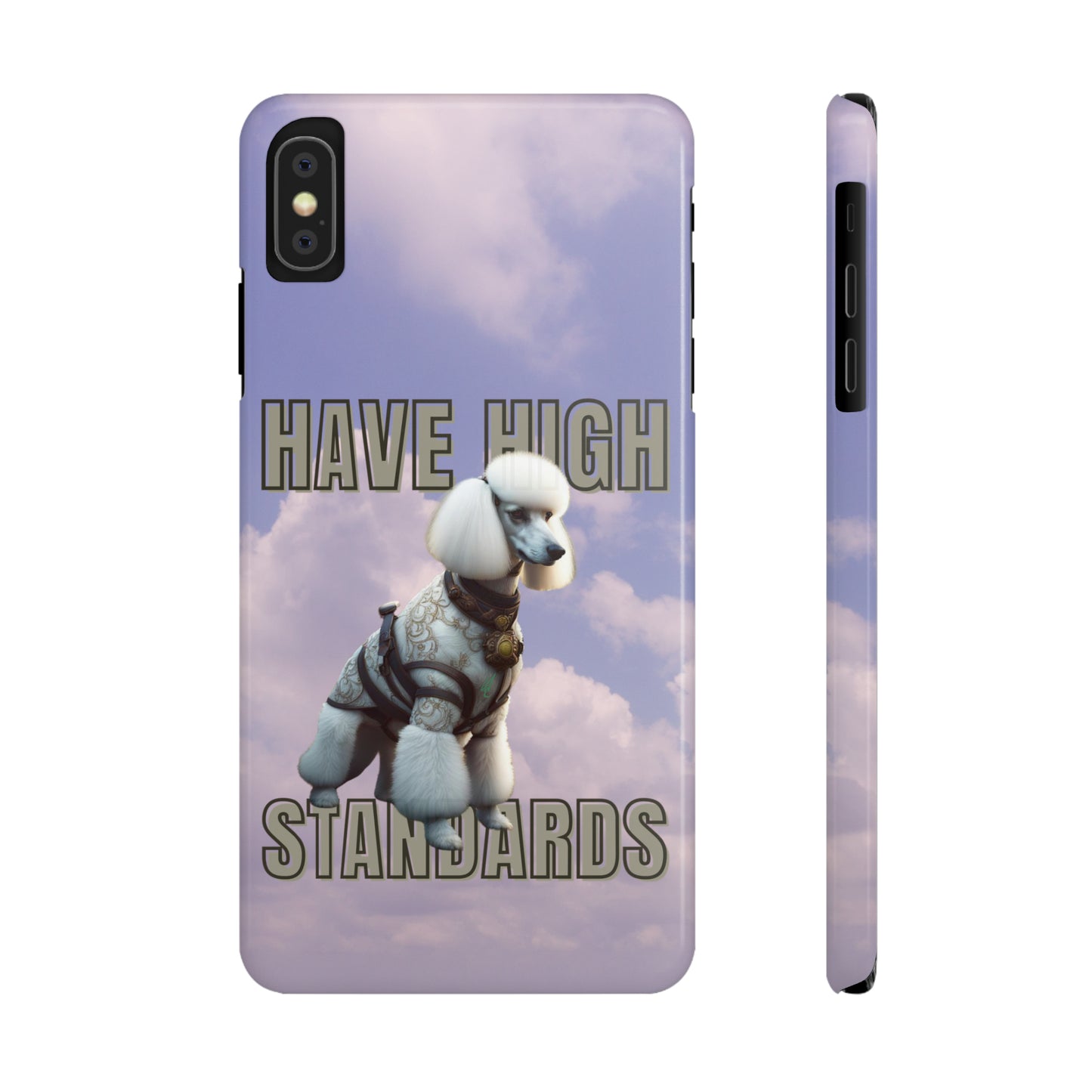 Standard Poodle Slim Phone Case