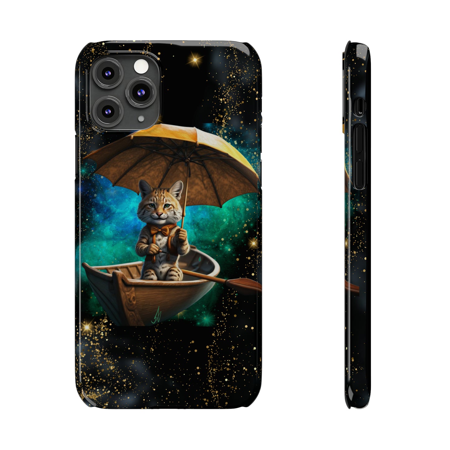 Galactic Bobcat Slim Phone Case