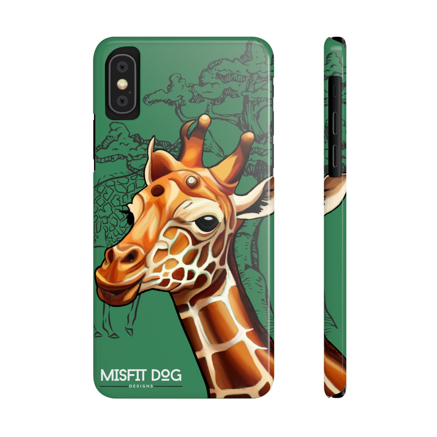 Giraffe Art Slim Phone Cases