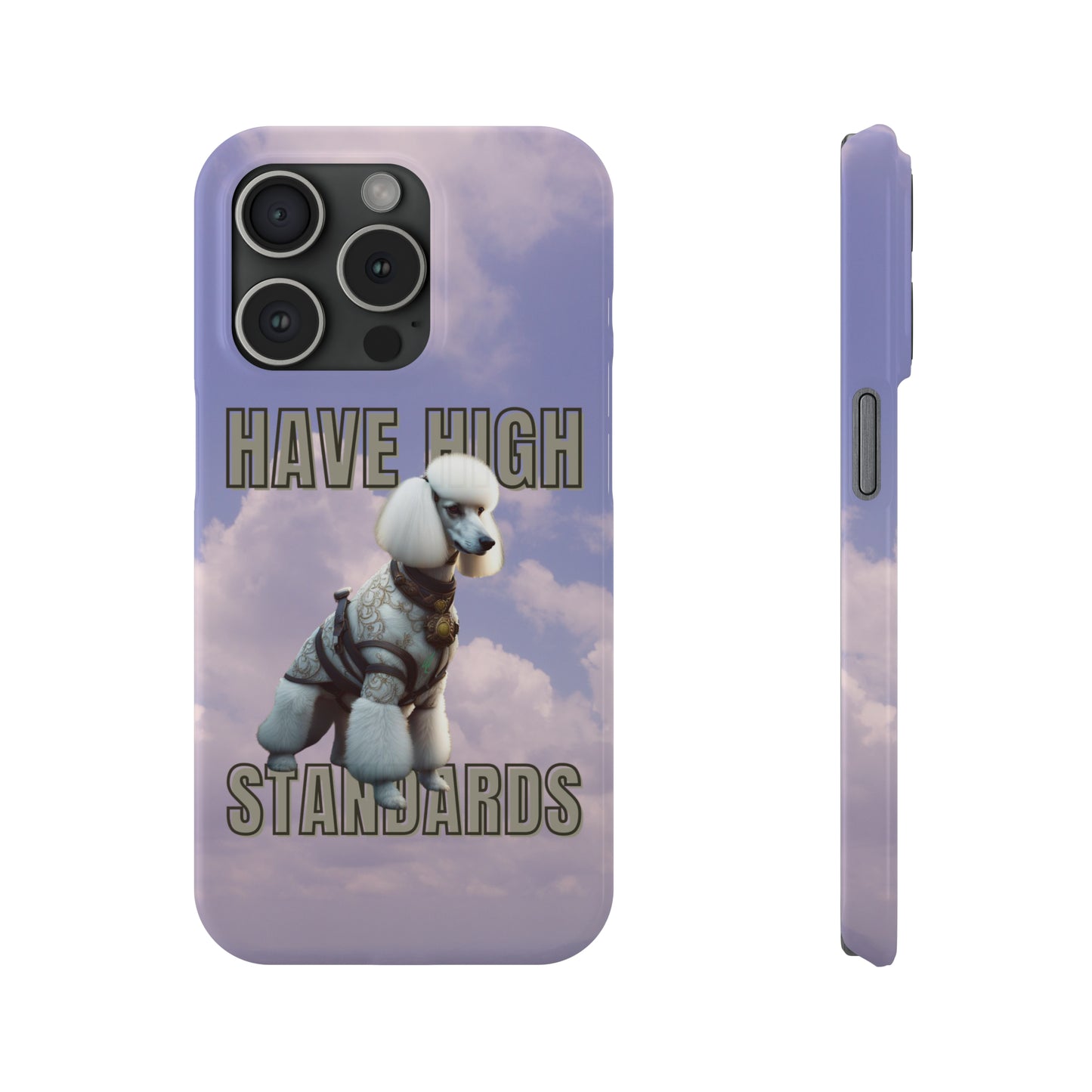 Standard Poodle Slim Phone Case