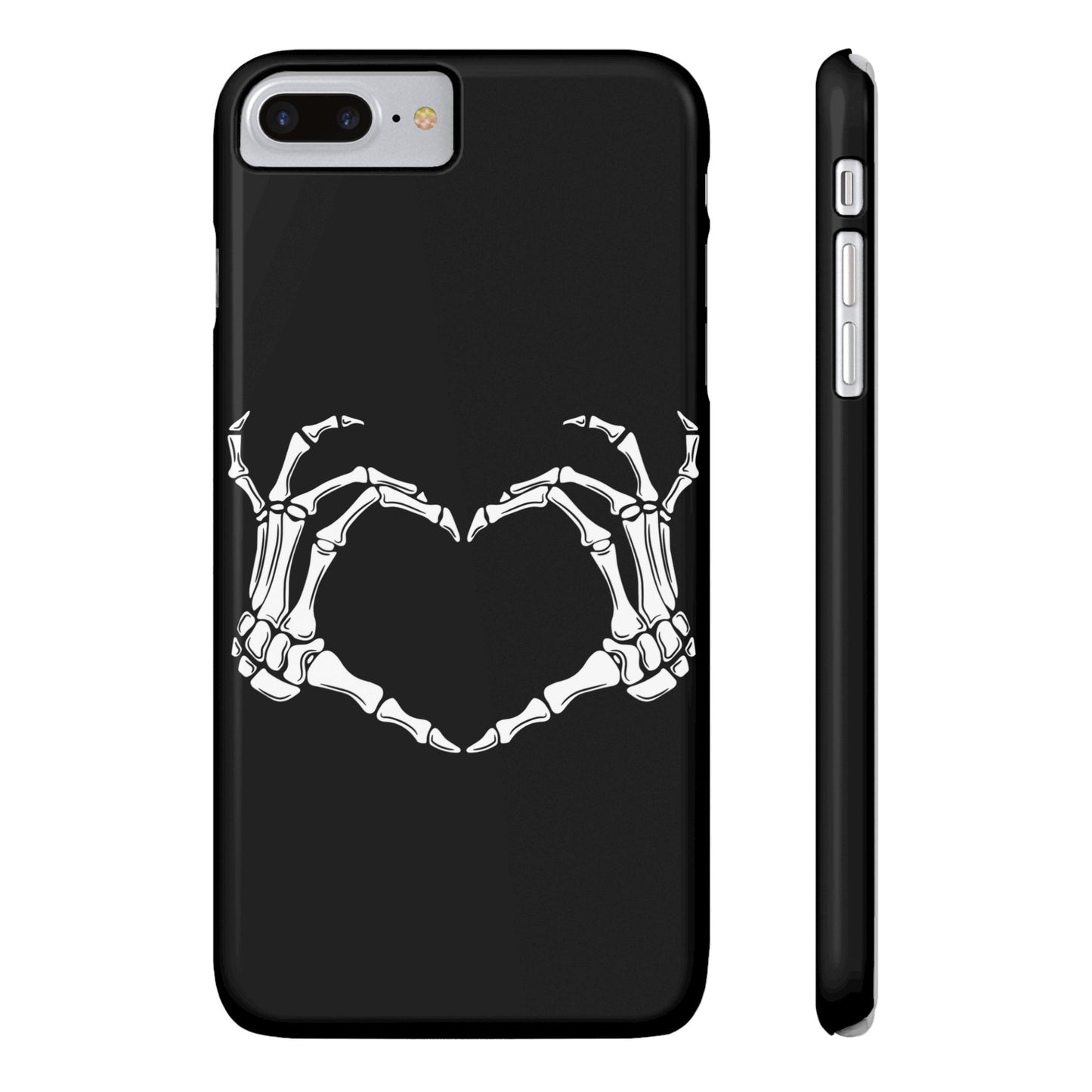 Skeleton Hands Heart Slim Phone Case