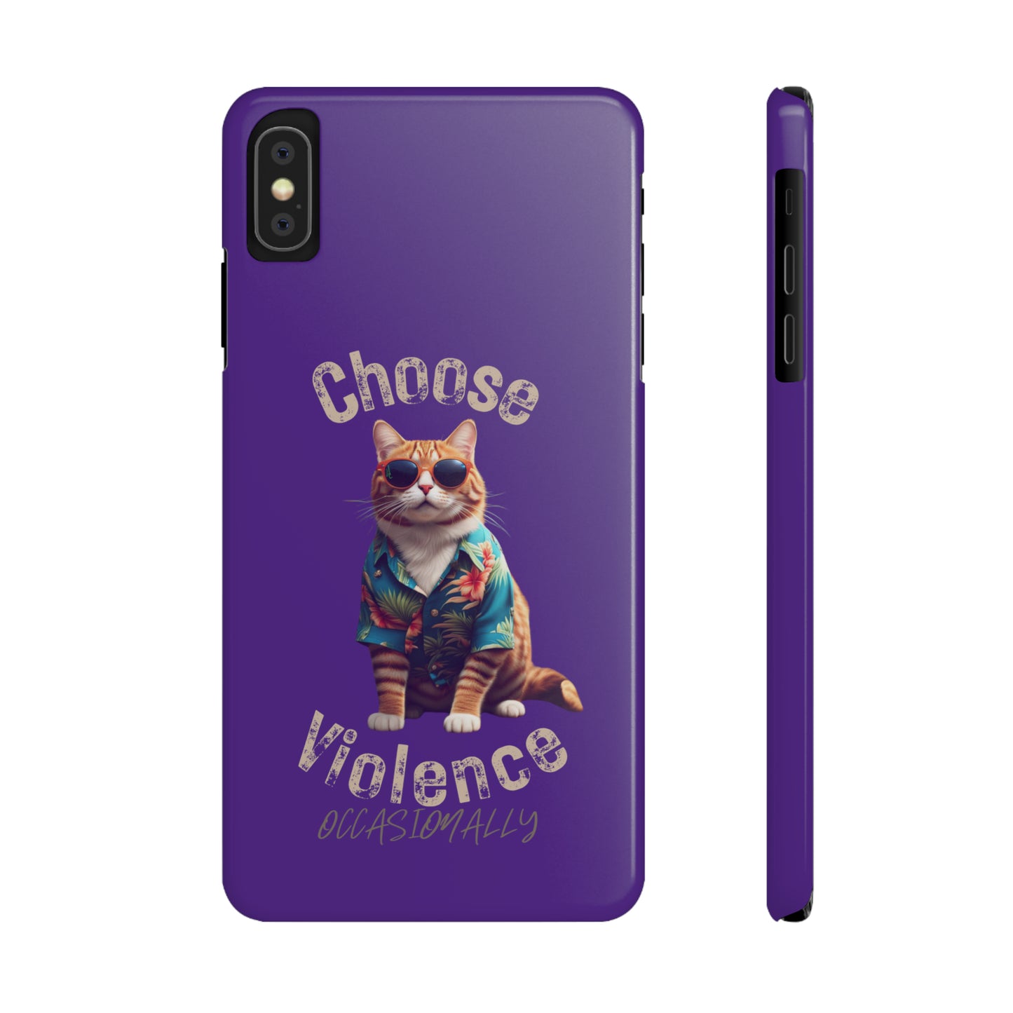 Violent Kitty Slim Phone Cases