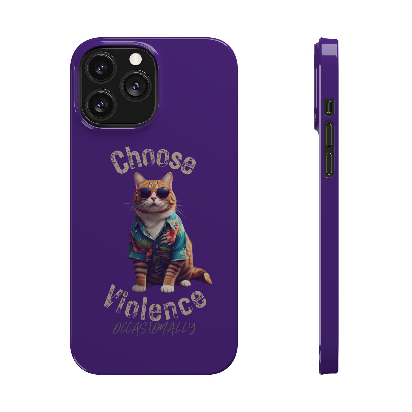 Violent Kitty Slim Phone Cases