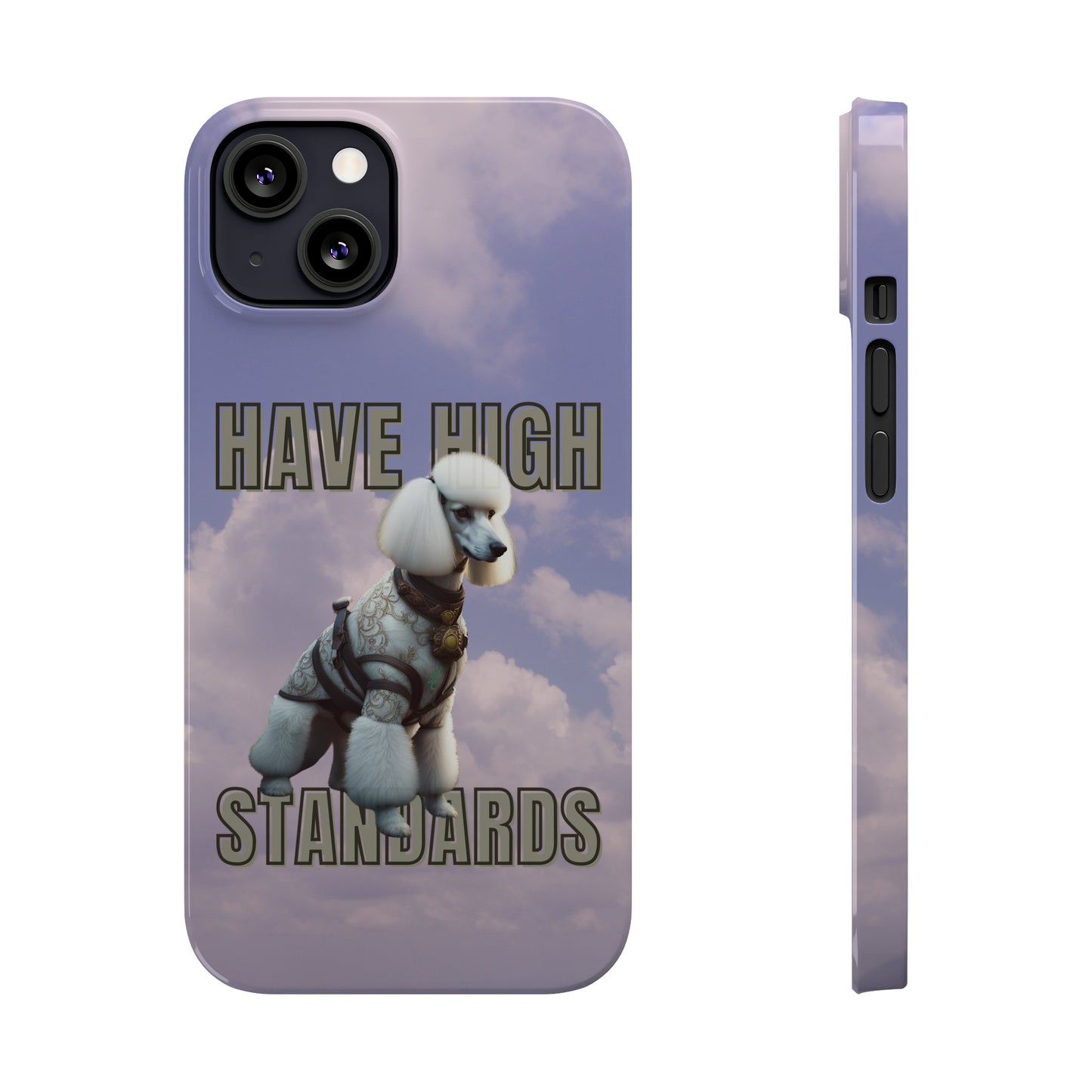 Standard Poodle Slim Phone Case