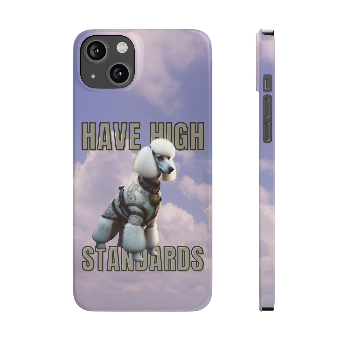 Standard Poodle Slim Phone Case