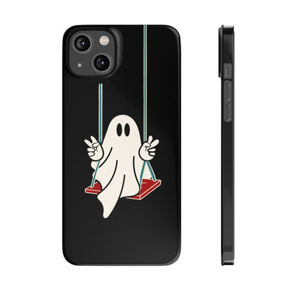 Swinging Ghost Slim Phone Case