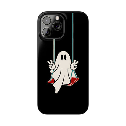 Swinging Ghost Slim Phone Case