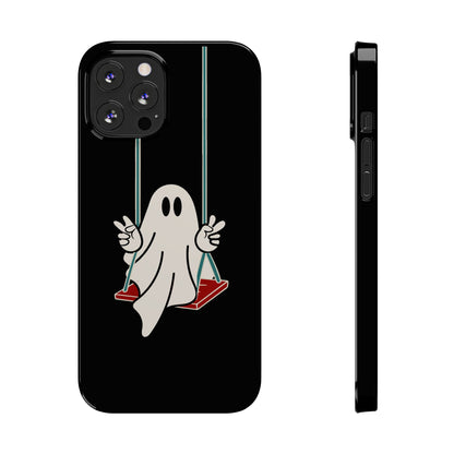 Swinging Ghost Slim Phone Case