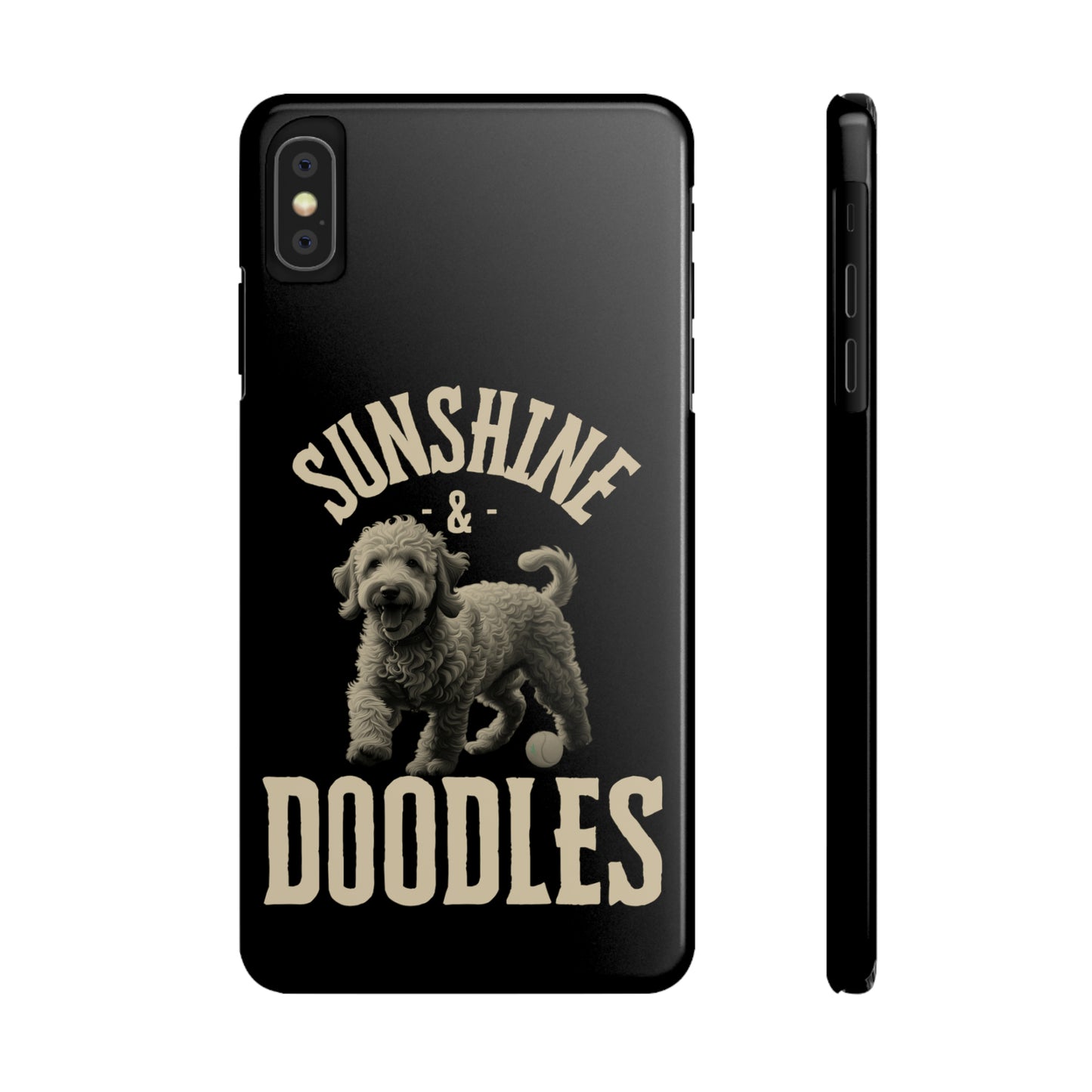 Golden Doodle Slim Phone Case