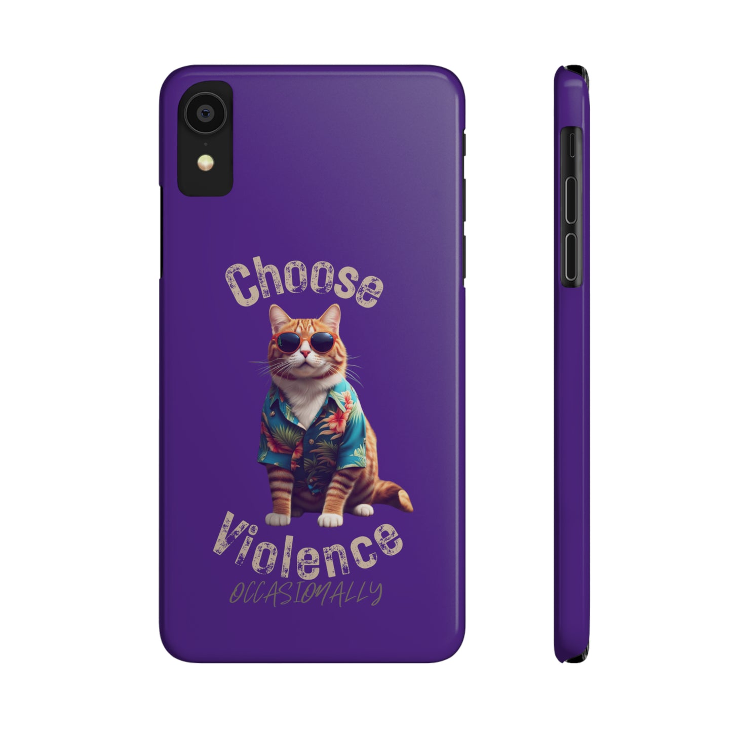 Violent Kitty Slim Phone Cases