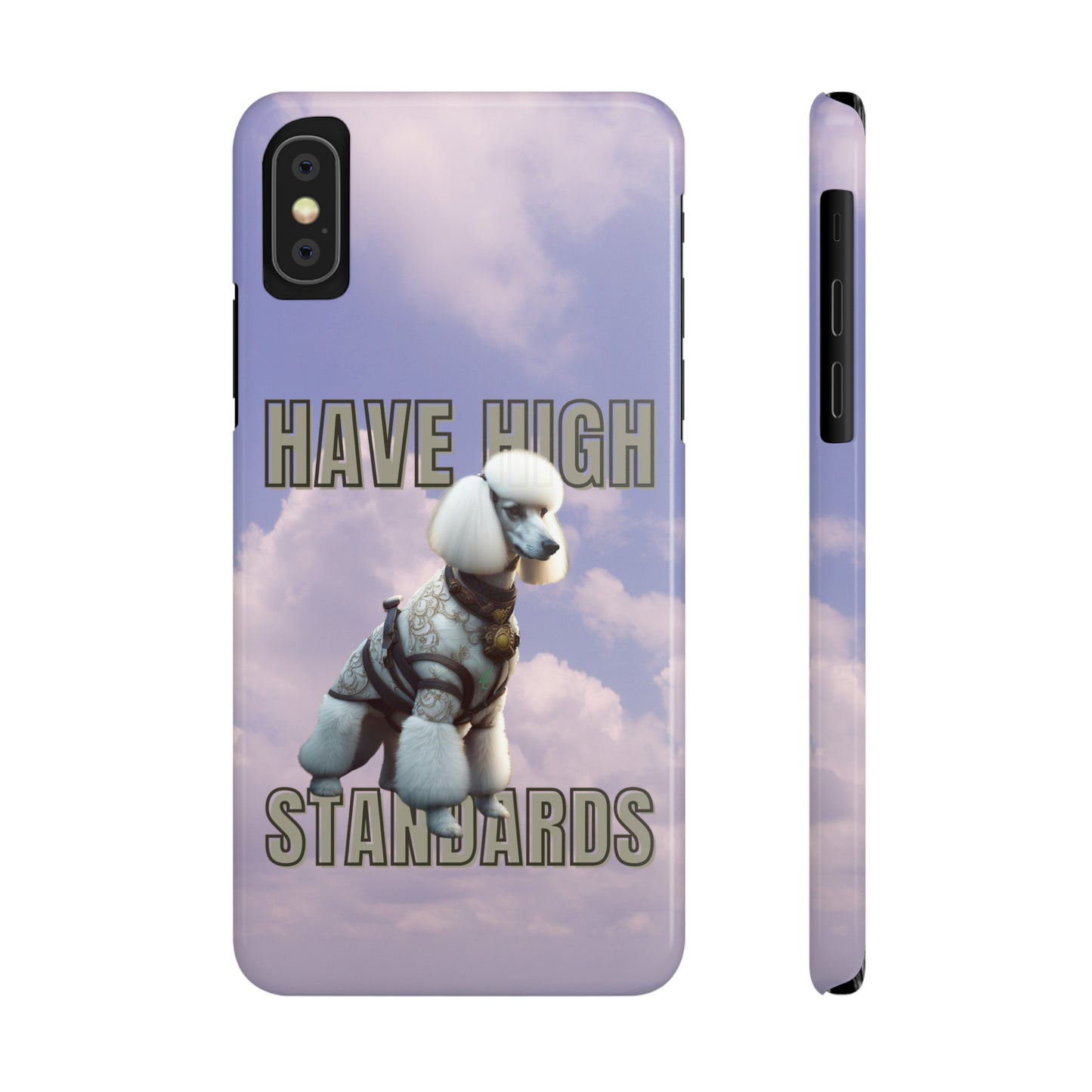 Standard Poodle Slim Phone Case