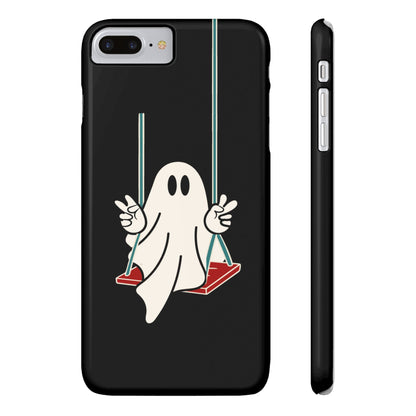 Swinging Ghost Slim Phone Case