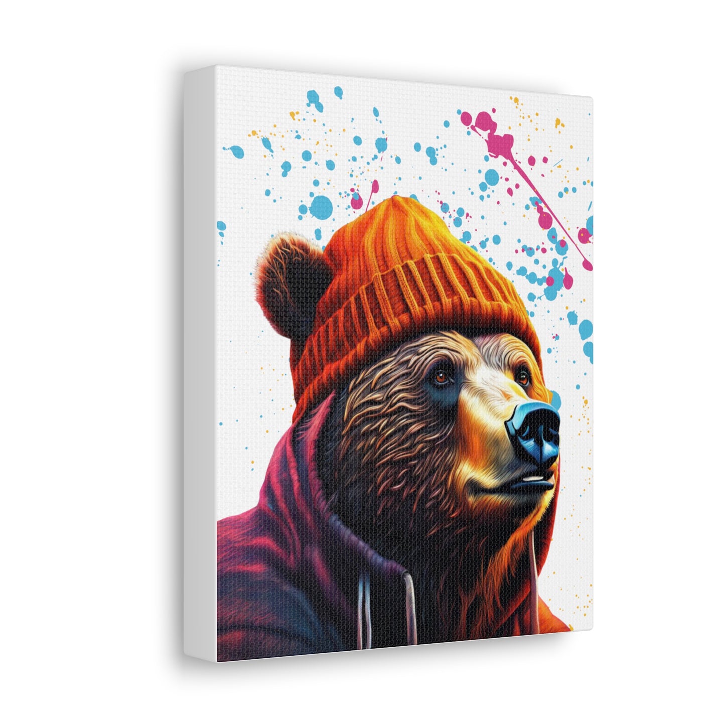 Creative Bear Canvas Gallery Wrap Art - Elevate Your Space