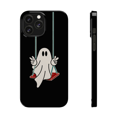 Swinging Ghost Slim Phone Case