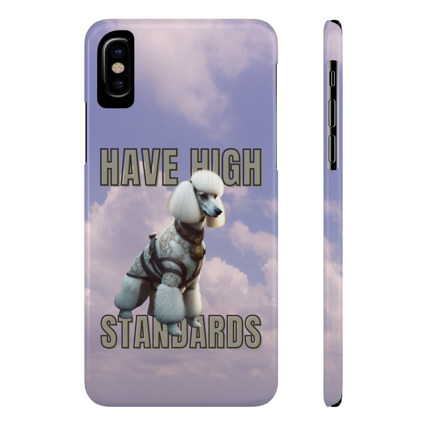 Standard Poodle Slim Phone Case