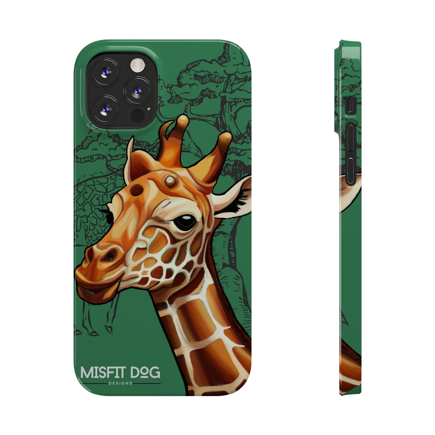 Giraffe Art Slim Phone Cases