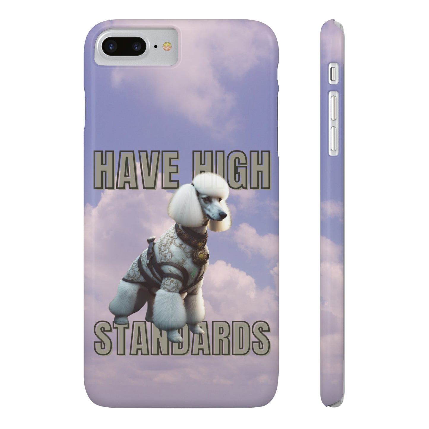 Standard Poodle Slim Phone Case