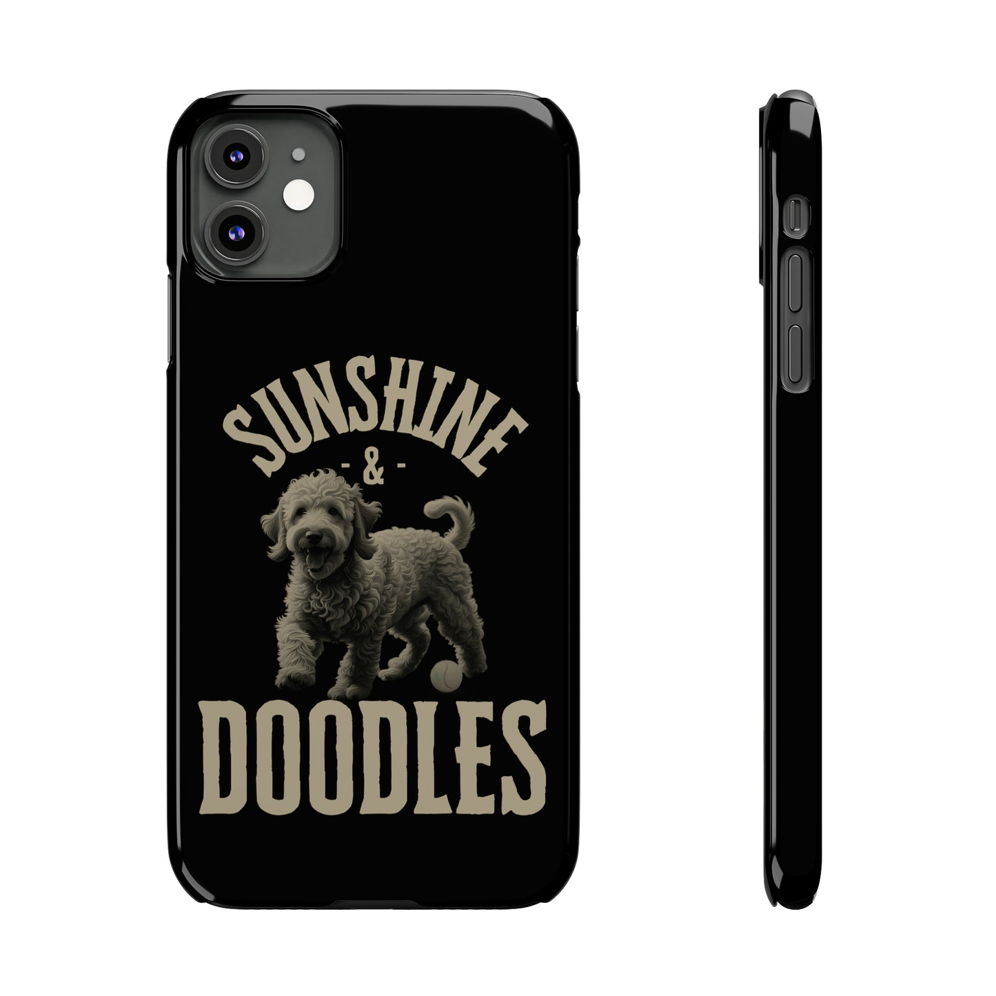 Golden Doodle Slim Phone Case