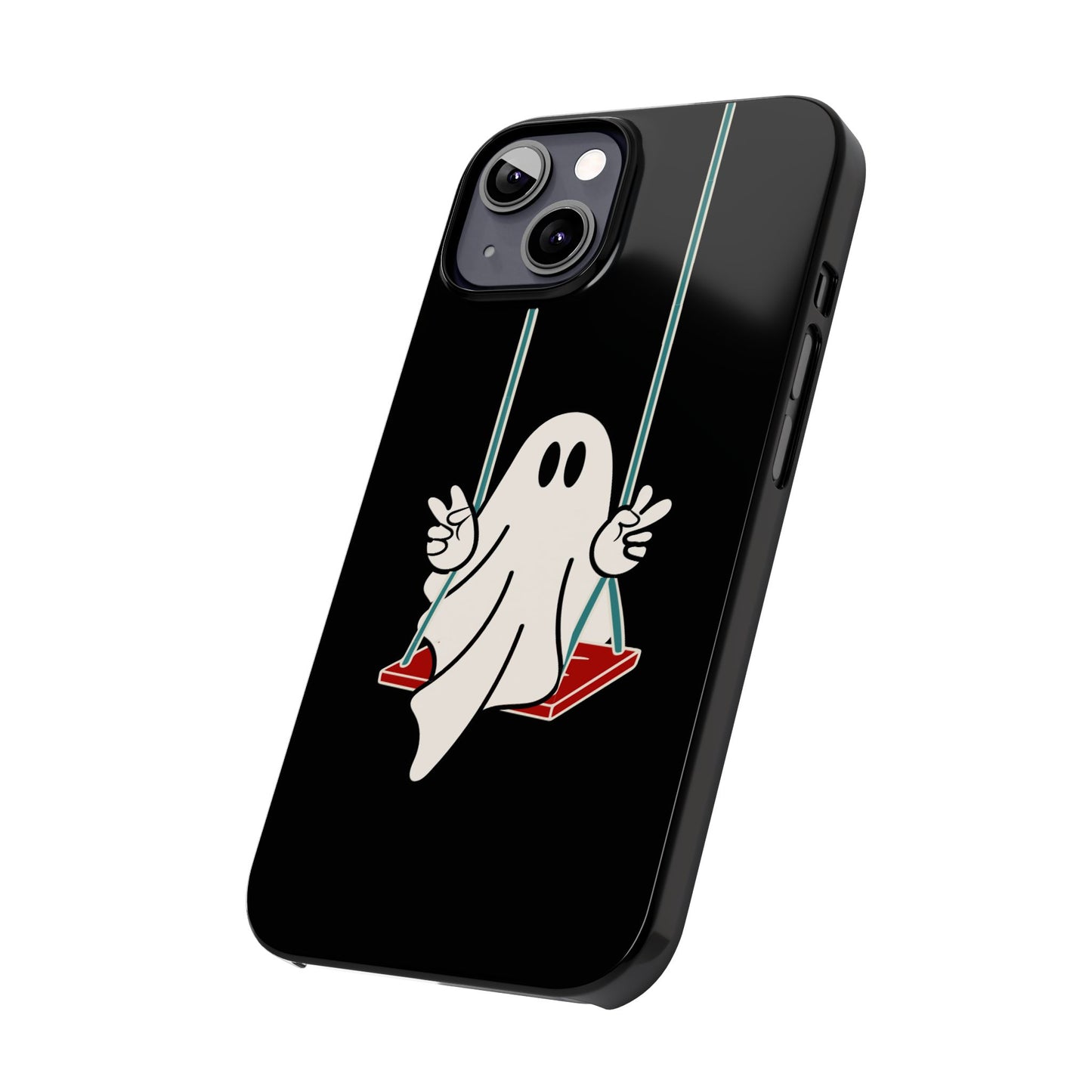 Swinging Ghost Slim Phone Case