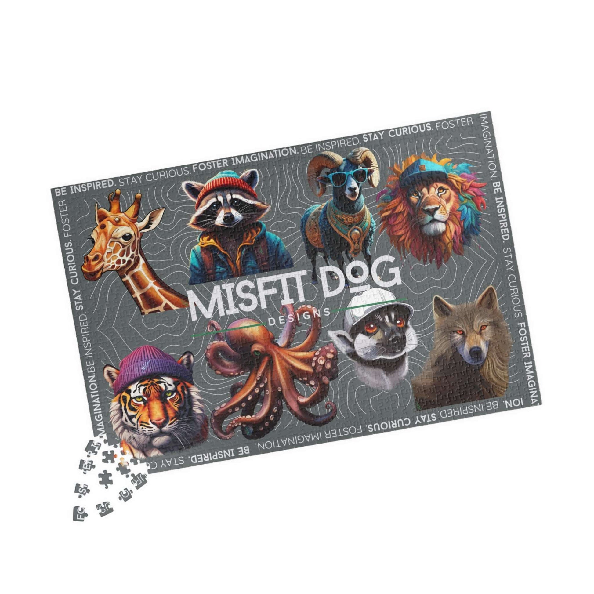 Misfit Dog Designs Iconic Graphics 1014-Piece Puzzle