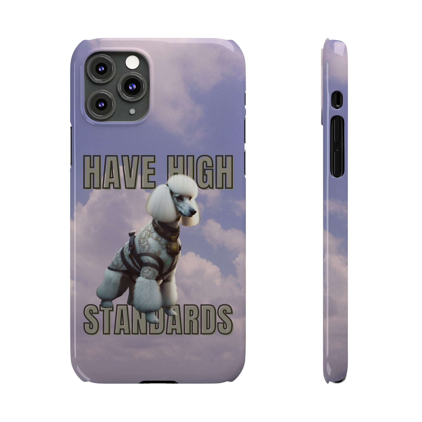 Standard Poodle Slim Phone Case