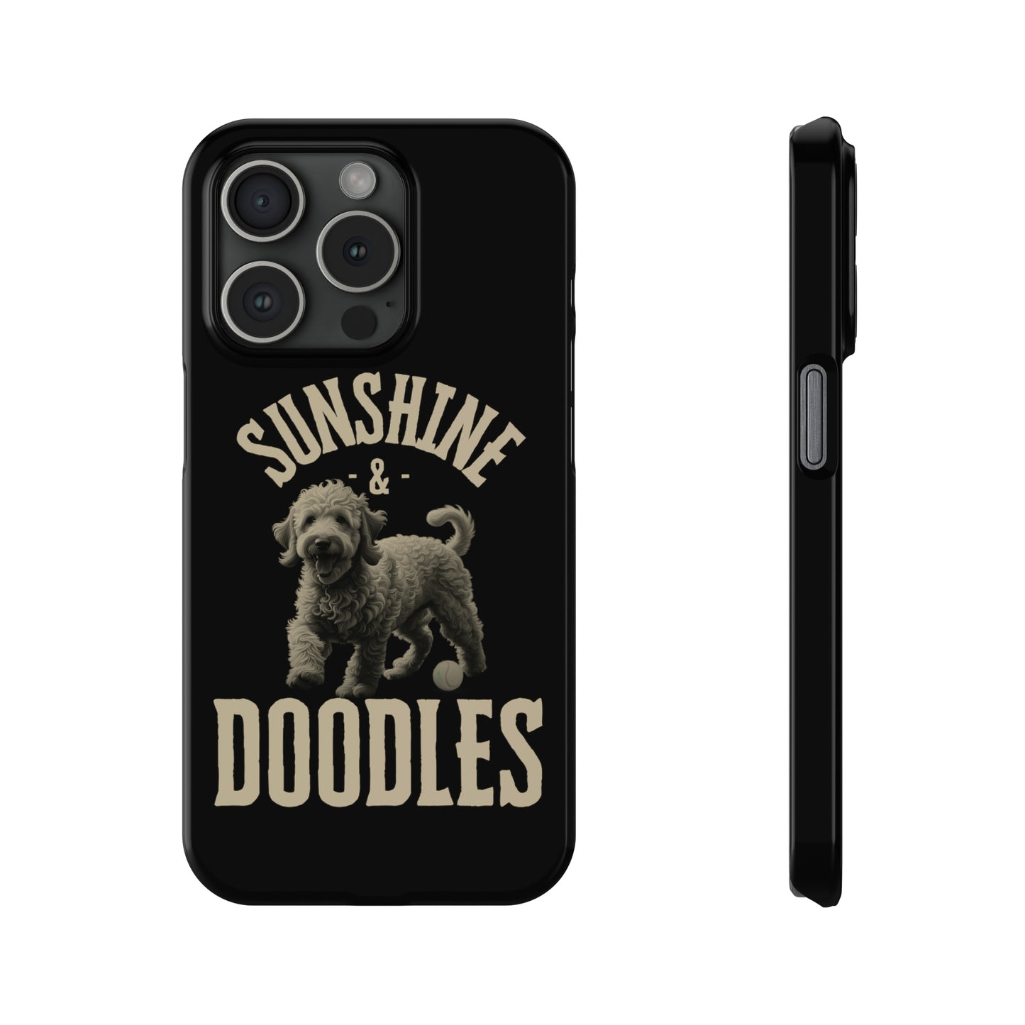 Golden Doodle Slim Phone Case